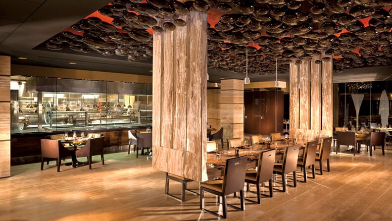 Dining room at Anthony's Prime Steak and Seafood at M Resort in Henderson, Nevada